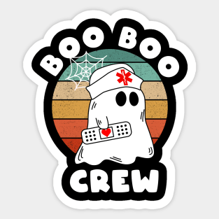 Nurse Boo Boo Crew Sticker